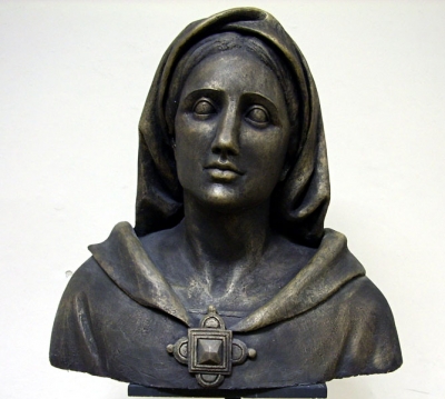 Historisches Portrait Bronzeimitat nach Denkmal