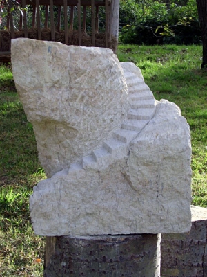 SandsteinplastikTreppe