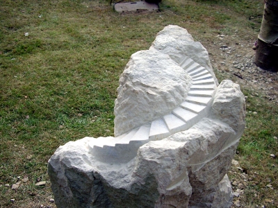 SandsteinplastikTreppe